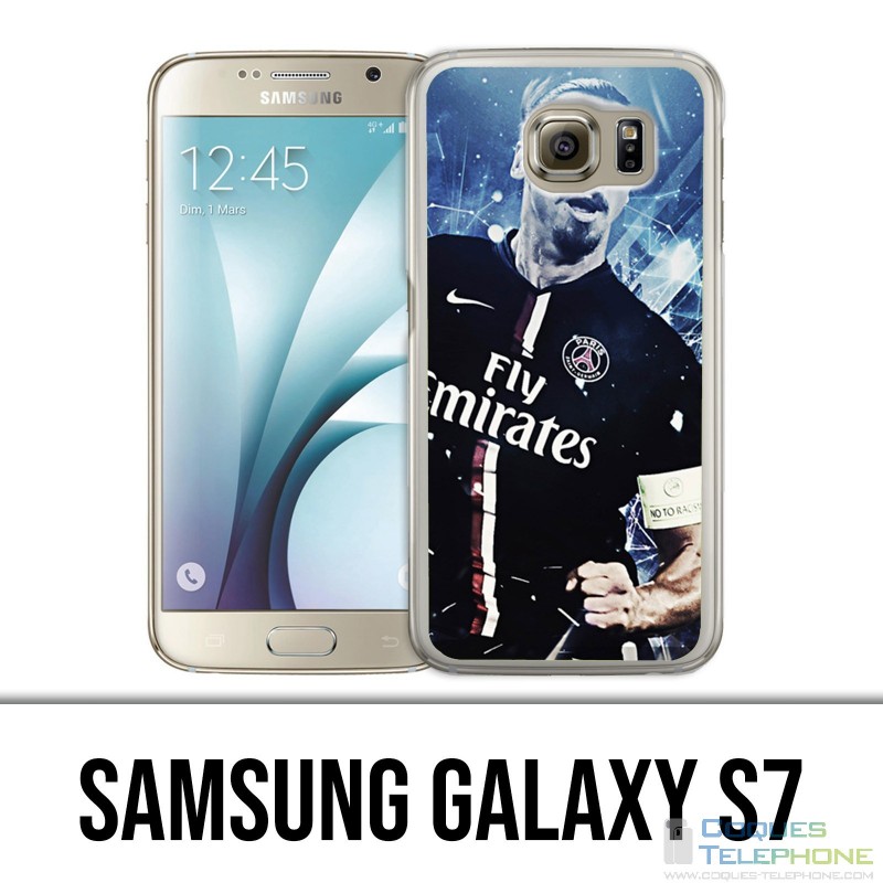 Coque Samsung Galaxy S7  - Football Zlatan Psg