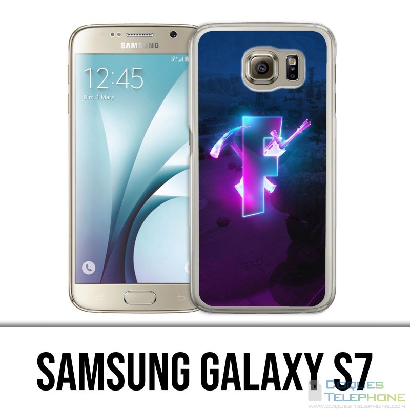 Coque Samsung Galaxy S7  - Fortnite Logo Glow