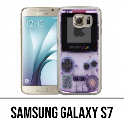 Carcasa Samsung Galaxy S7 - Game Boy Color Violeta