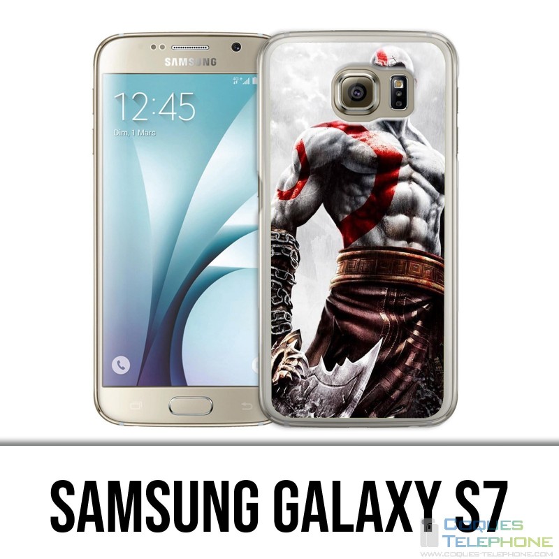 Coque Samsung Galaxy S7  - God Of War 3