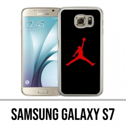 Custodia Samsung Galaxy S7 - Jordan Basketball Logo nera