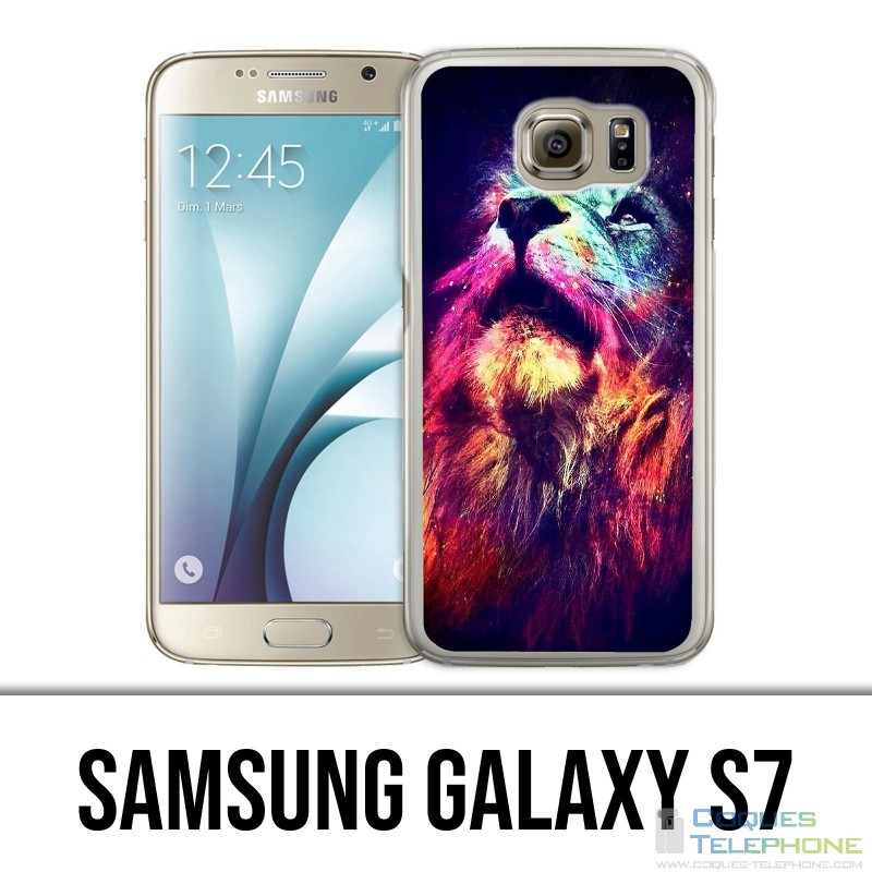 Custodia Samsung Galaxy S7 - Lion Galaxie