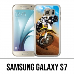 Samsung Galaxy S7 Hülle - Motocross Sand