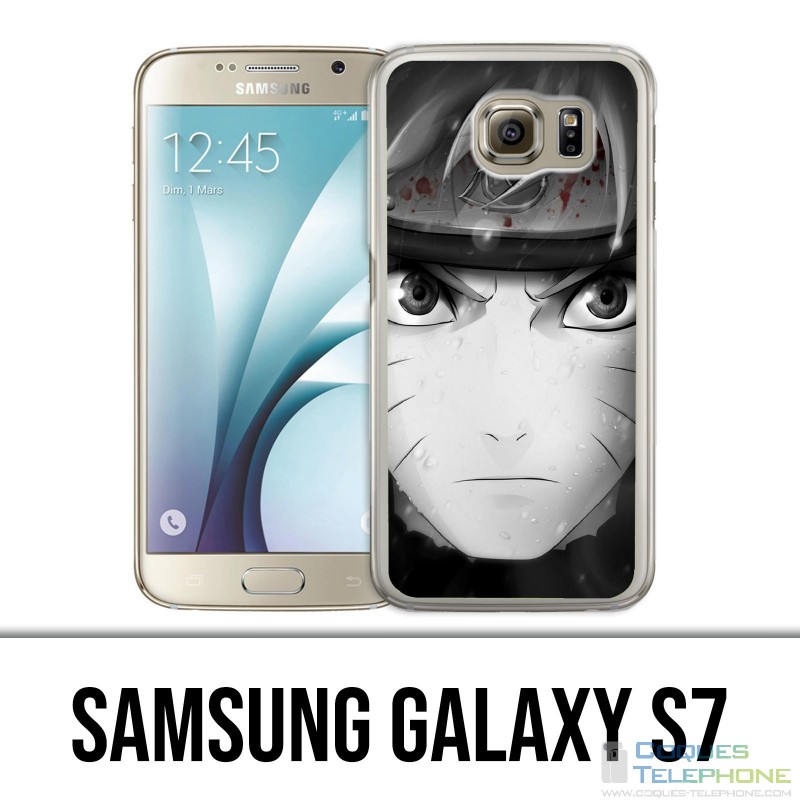 Carcasa Samsung Galaxy S7 - Naruto Blanco y Negro