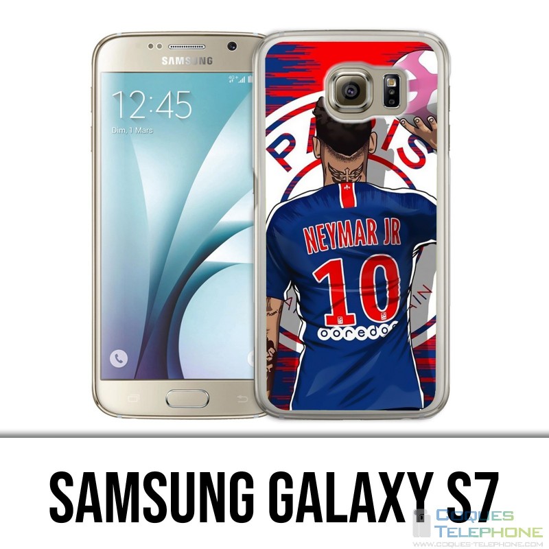 Carcasa Samsung Galaxy S7 - Neymar Psg