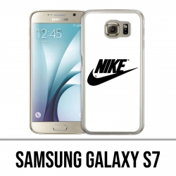 Samsung Galaxy S7 Hülle - Nike Logo Weiß