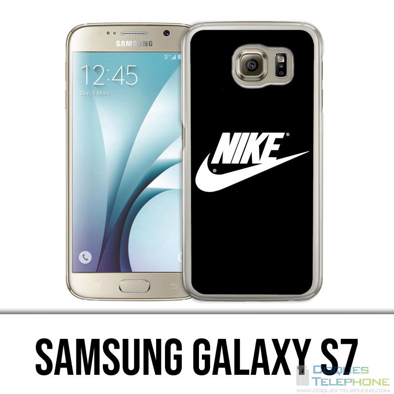 Samsung Galaxy S7 Hülle - Nike Logo Schwarz