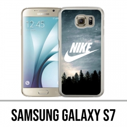 Custodia Samsung Galaxy S7 - Logo Nike in legno