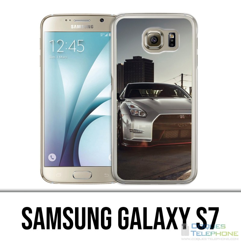 Custodia Samsung Galaxy S7 - Nissan Gtr nera