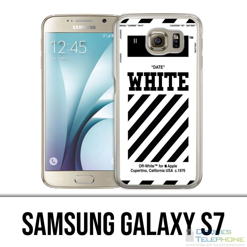 Coque Samsung Galaxy S7  - Off White Blanc