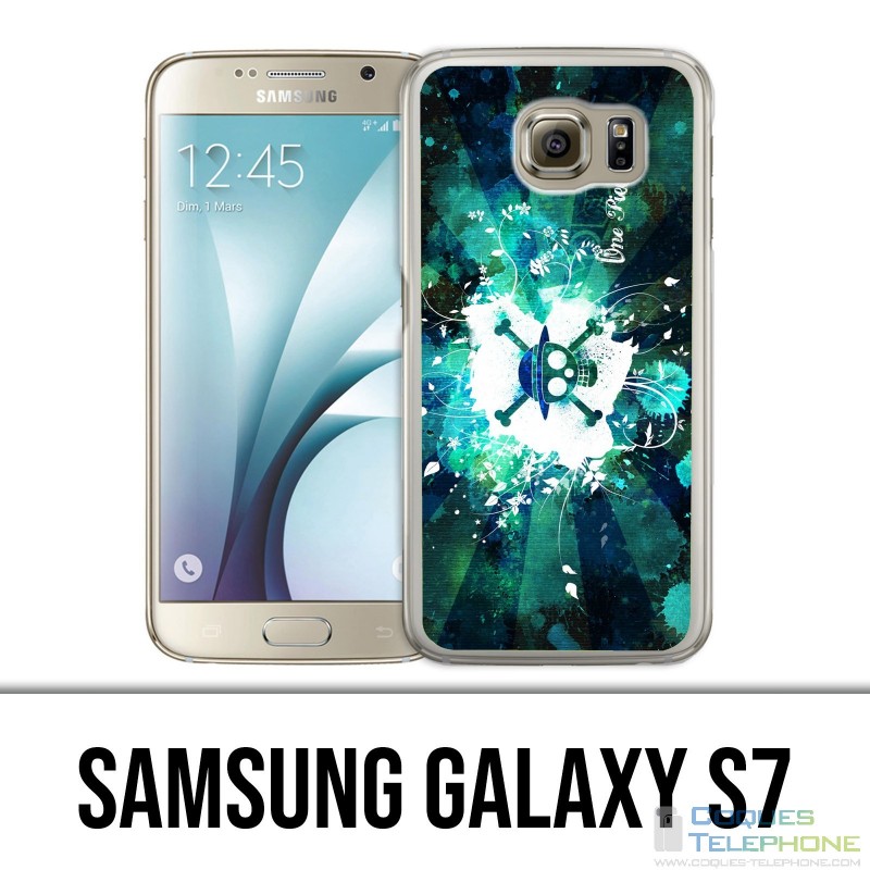 Coque Samsung Galaxy S7  - One Piece Neon Vert