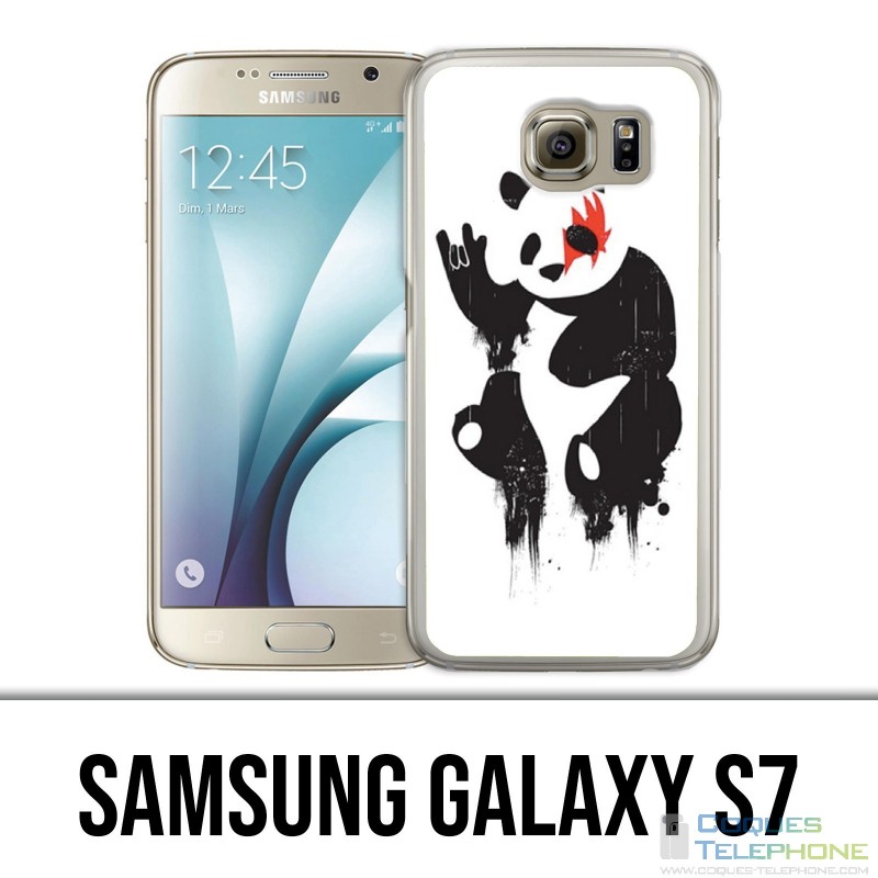 Carcasa Samsung Galaxy S7 - Panda Rock