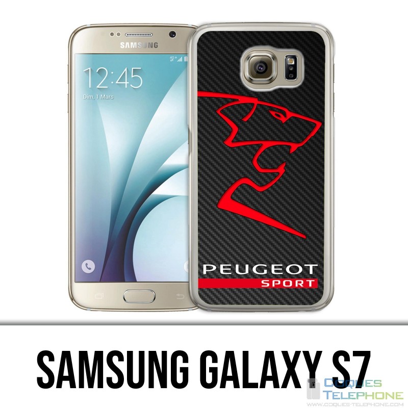 Funda Samsung Galaxy S7 - Logotipo de Peugeot Sport