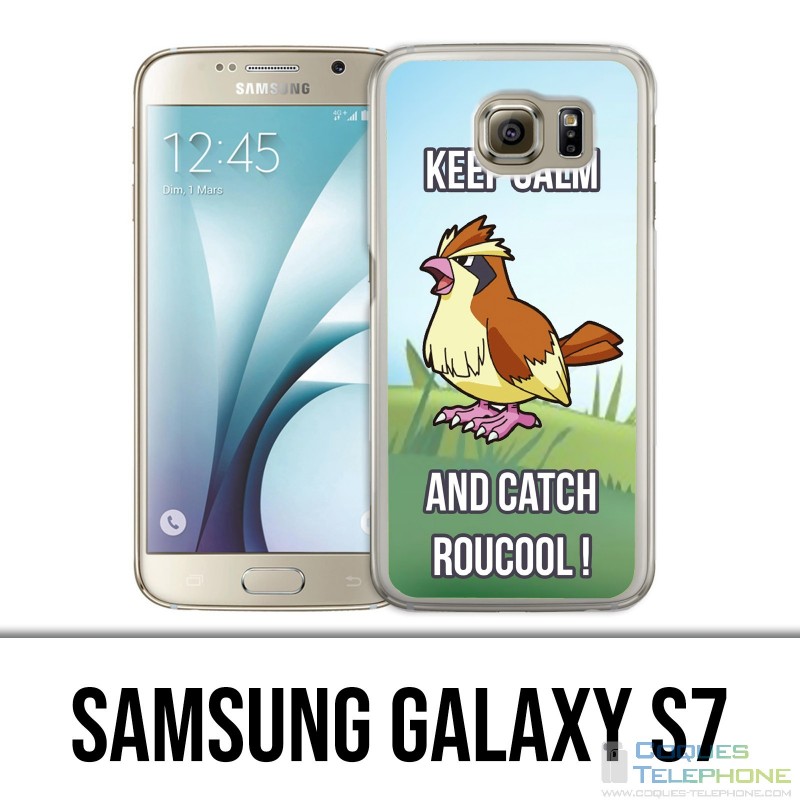 Coque Samsung Galaxy S7  - Pokémon Go Catch Roucool