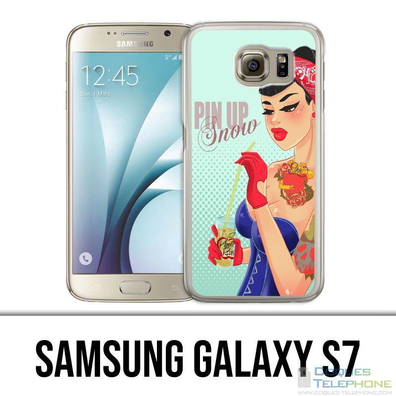 Carcasa Samsung Galaxy S7 - Pinup Princess Disney Blancanieves