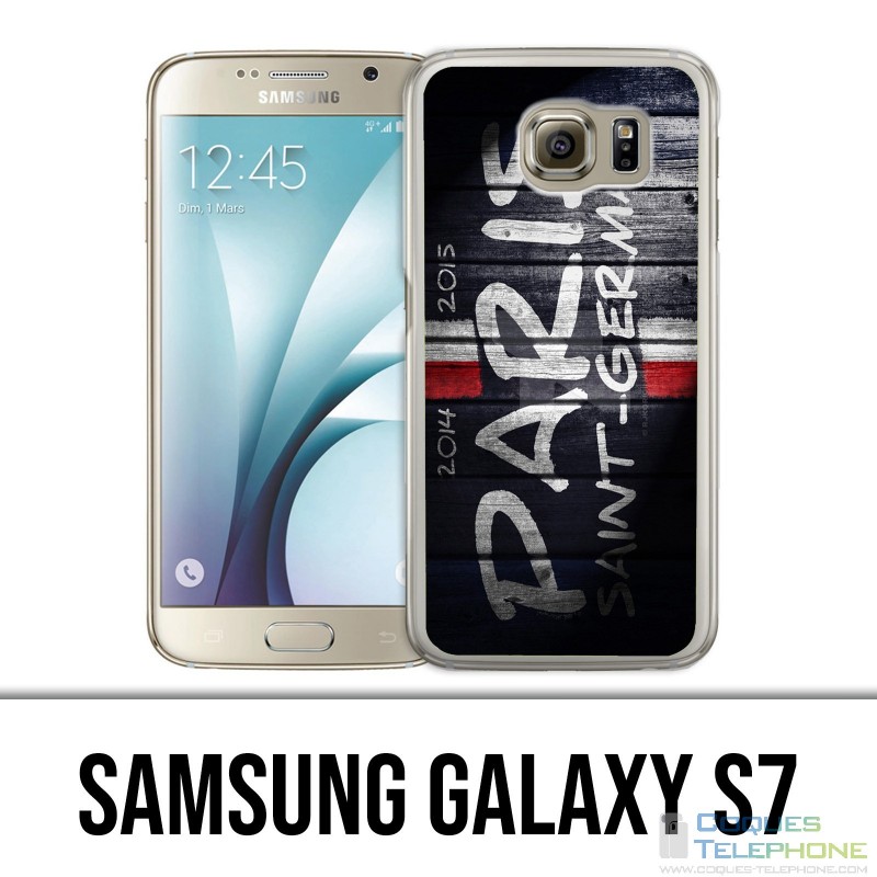 Coque Samsung Galaxy S7  - PSG Tag Mur