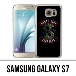 Samsung Galaxy S7 Hülle - Riderdale South Side Snake Logo