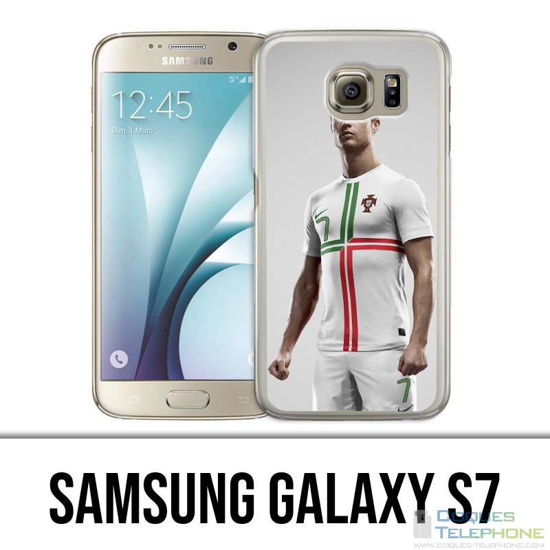 Custodia Samsung Galaxy S7 - Ronaldo Football Splash