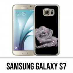 Coque Samsung Galaxy S7 - Rose Gouttes