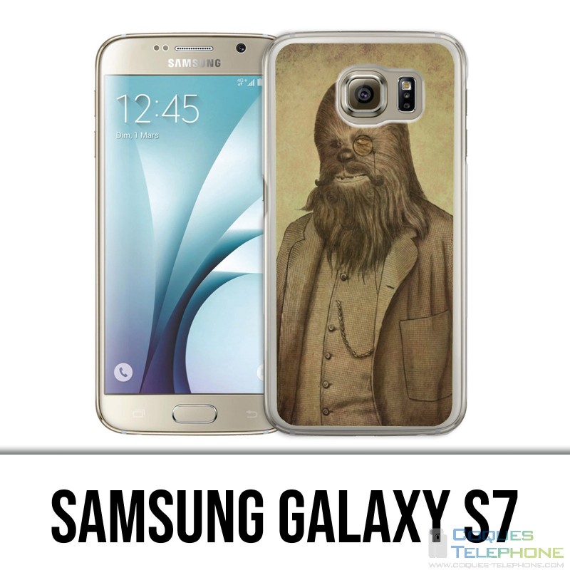 Samsung Galaxy S7 Hülle - Star Wars Vintage Chewbacca