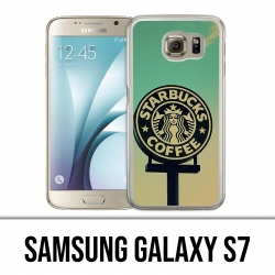 Samsung Galaxy S7 Hülle - Starbucks Vintage