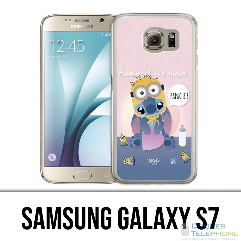 Carcasa Samsung Galaxy S7 - Stitch Papuche