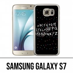 Carcasa Samsung Galaxy S7 - Alfabeto de cosas extrañas