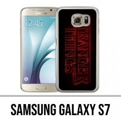 Carcasa Samsung Galaxy S7 - Logotipo de Stranger Things