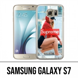 Samsung Galaxy S7 Case - Supreme Girl Back