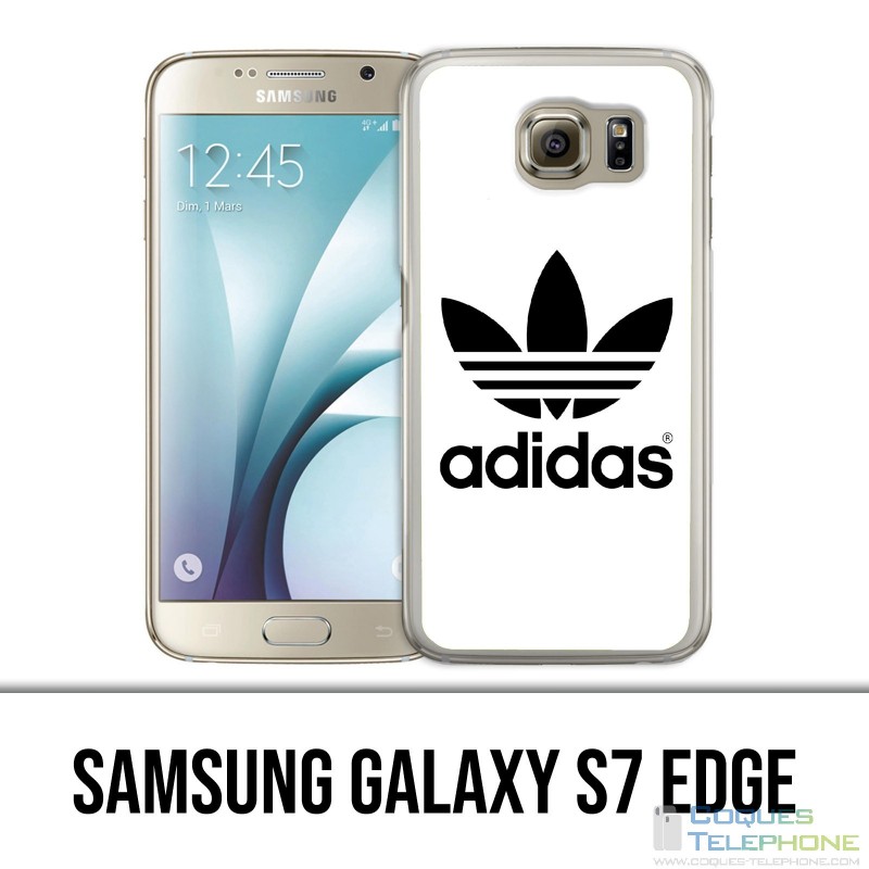 sombrero Representar Infidelidad Funda Samsung Galaxy S7 edge - Adidas Classic White