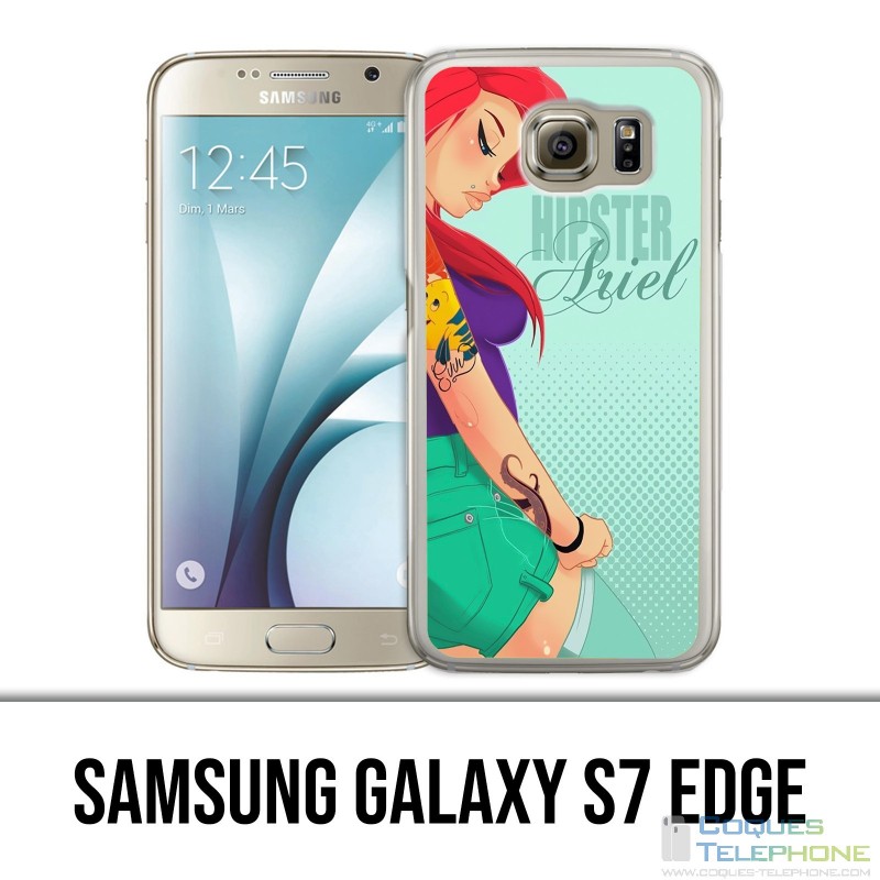 Samsung Galaxy S7 Edge Case - Ariel Hipster Mermaid