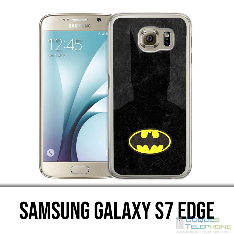 Samsung Galaxy S7 Edge Hülle - Batman Art Design