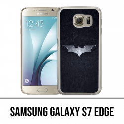 Samsung Galaxy S7 Edge Hülle - Batman Logo Dark Knight