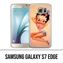 Samsung Galaxy S7 Edge Hülle - Vintage Betty Boop
