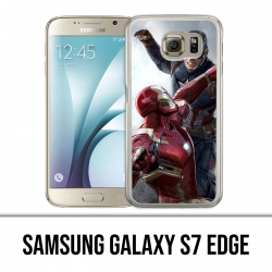 Funda Samsung Galaxy S7 Edge - Capitán América Iron Man Avengers Vs