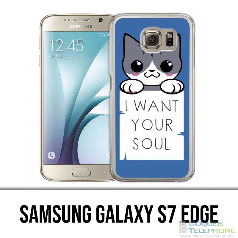 Carcasa Samsung Galaxy S7 Edge - Chat, quiero tu alma