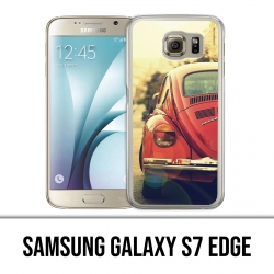 Samsung Galaxy S7 Edge Hülle - Vintage Marienkäfer