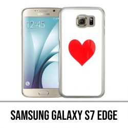 Samsung Galaxy S7 Edge Case - Red Heart