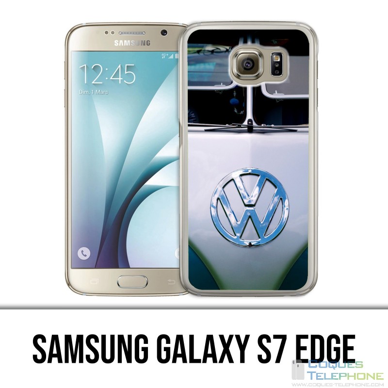 Coque Samsung Galaxy S7 EDGE - Combi Gris Vw Volkswagen