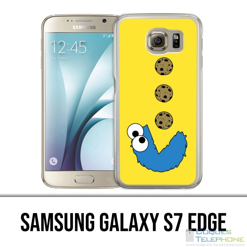 Samsung Galaxy S7 Edge Hülle - Cookie Monster Pacman