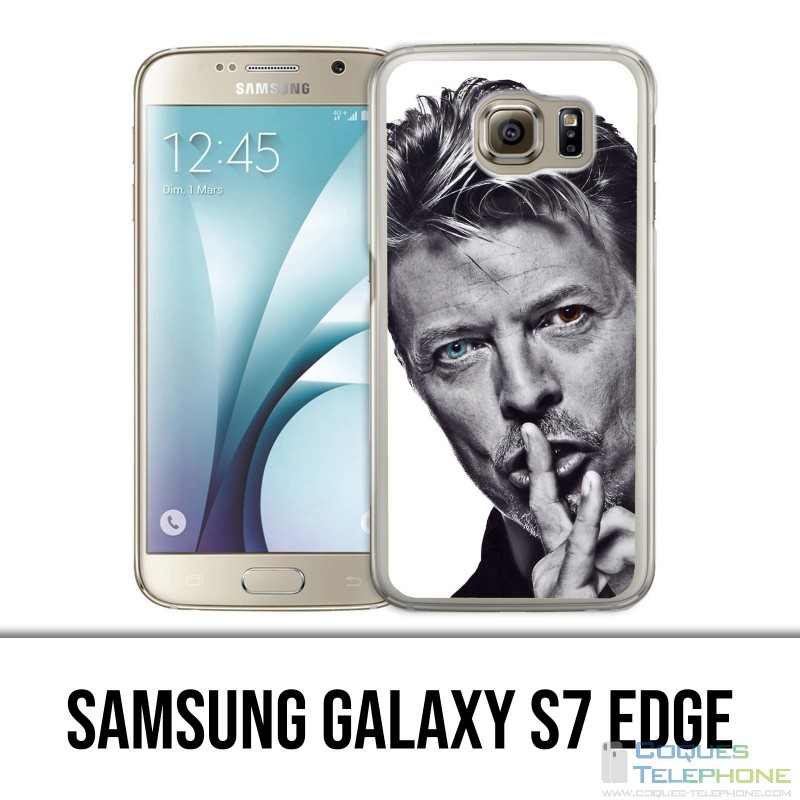 Custodia per Samsung Galaxy S7 Edge - David Bowie Hush