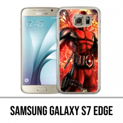 Samsung Galaxy S7 Edge Hülle - Deadpool Comic