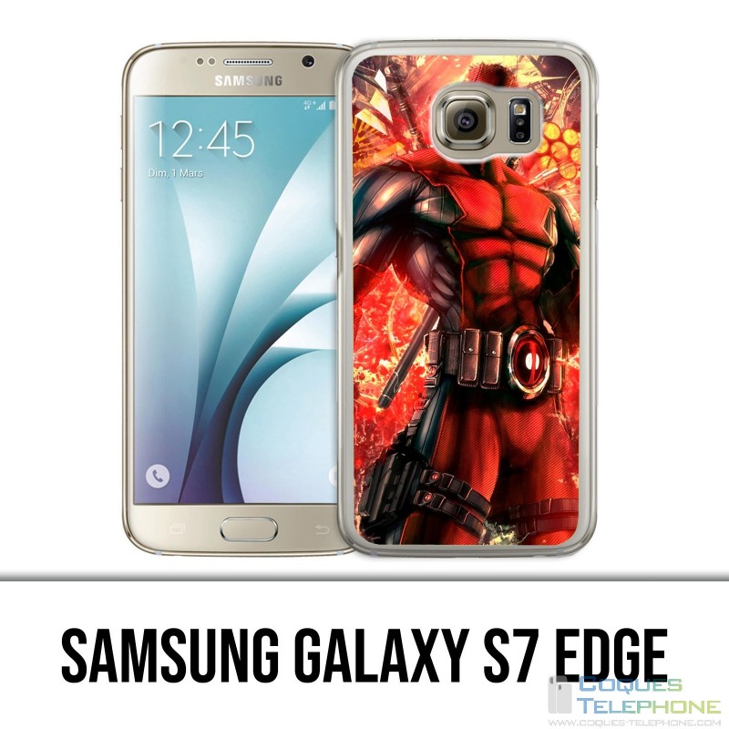 Custodia per Samsung Galaxy S7 Edge - Deadpool Comic