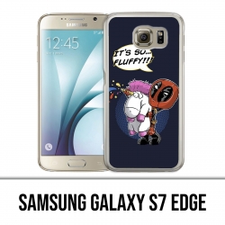 Coque Samsung Galaxy S7 EDGE - Deadpool Fluffy Licorne