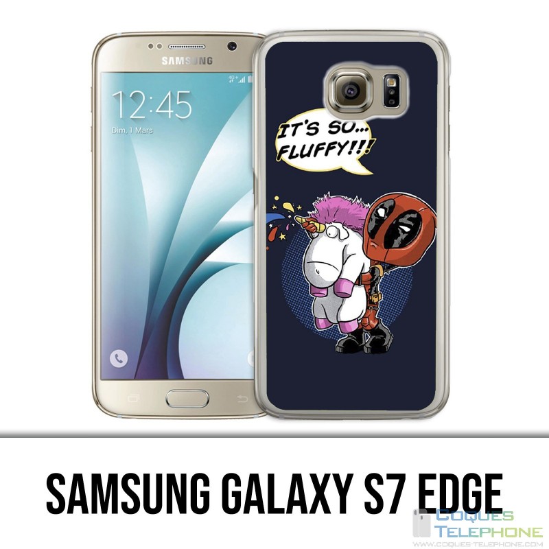 Carcasa Samsung Galaxy S7 Edge - Deadpool Fluffy Unicorn