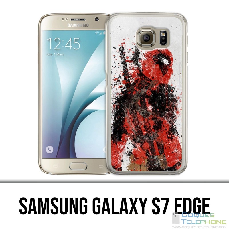 Carcasa Samsung Galaxy S7 Edge - Deadpool Paintart