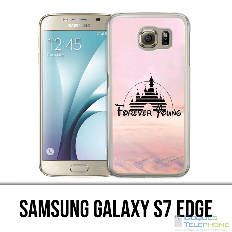 Custodia per Samsung Galaxy S7 Edge - Disney Forver Young Illustration