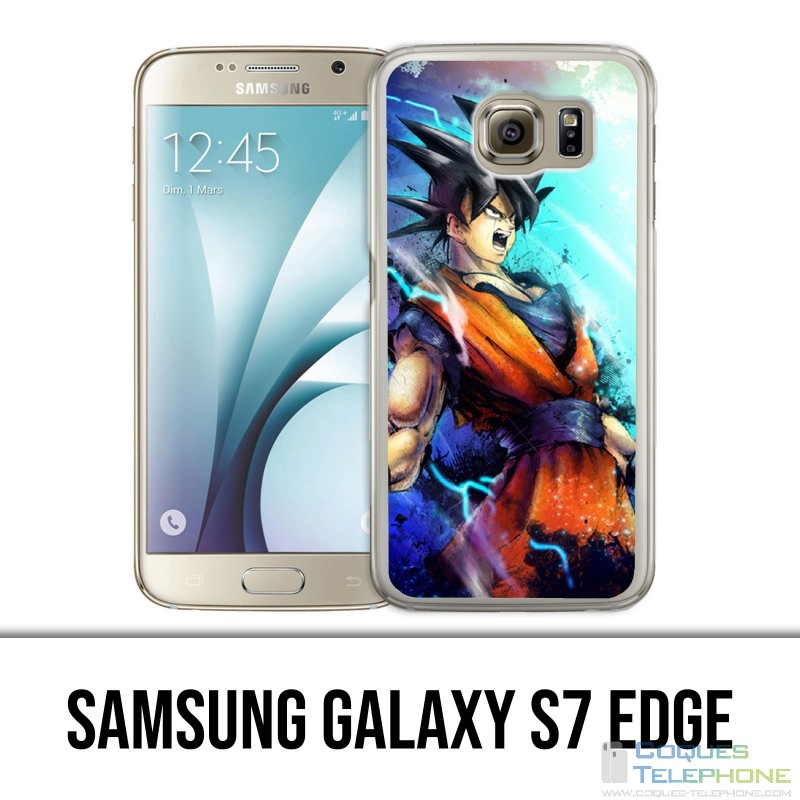 Carcasa Samsung Galaxy S7 Edge - Dragon Ball Goku Color
