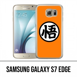 Custodia per Samsung Galaxy S7 Edge - Logo Dragon Ball Goku