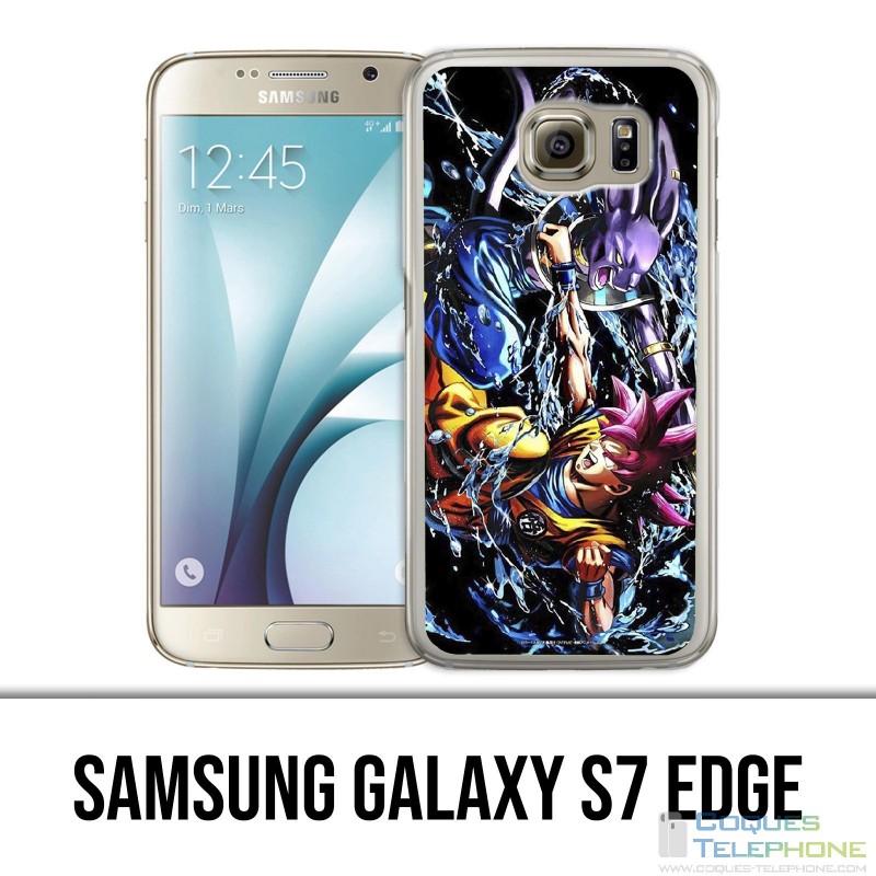 Carcasa Samsung Galaxy S7 Edge - Dragon Ball Goku Vs Beerus